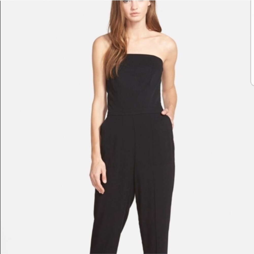 Black Strapless Jumpsuit 1. State